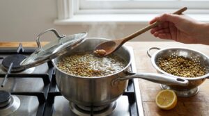 how to cook lentils so they hold their shape