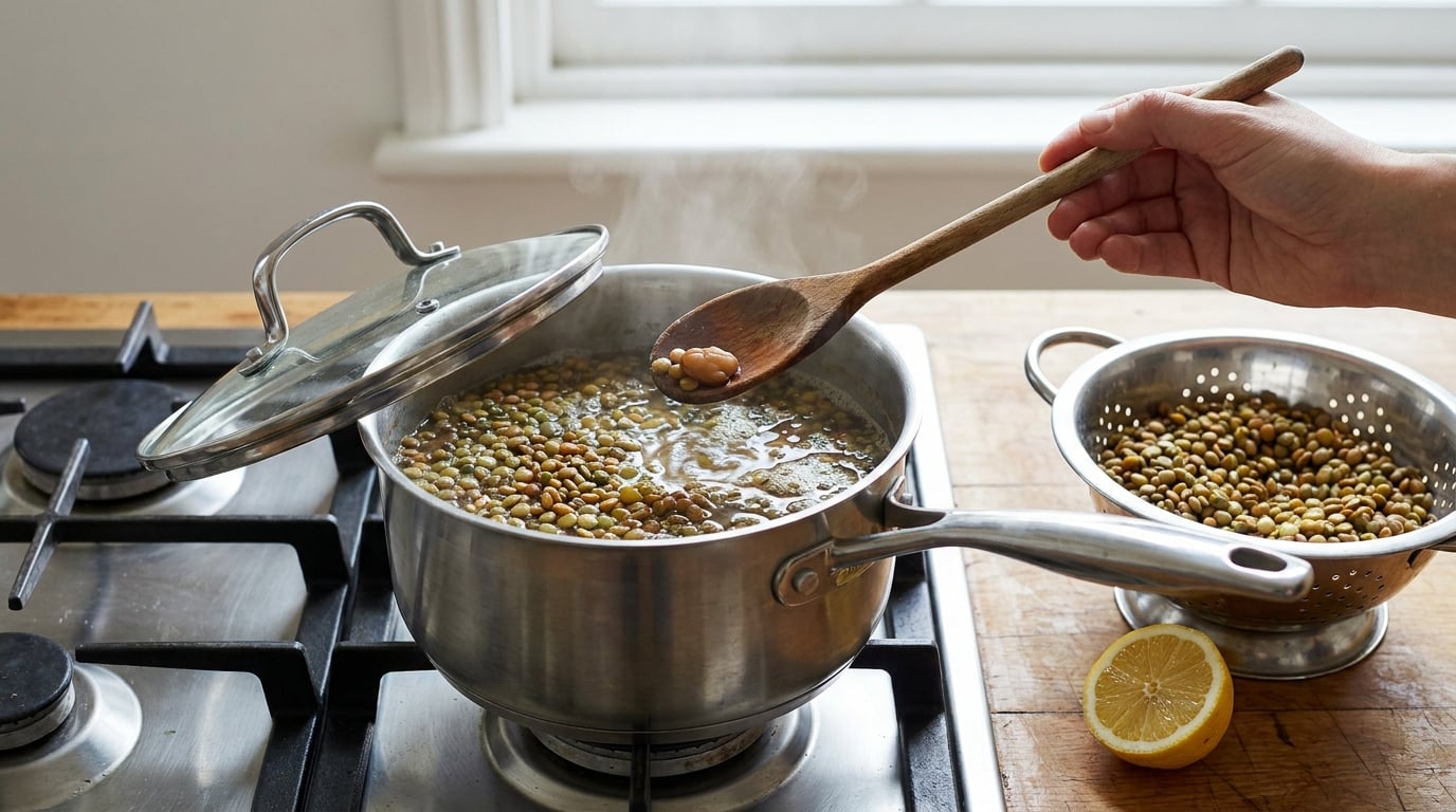 how to cook lentils so they hold their shape