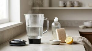 how to clean a blender without taking it apart