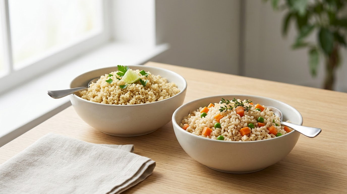 quinoa vs brown rice for everyday meals