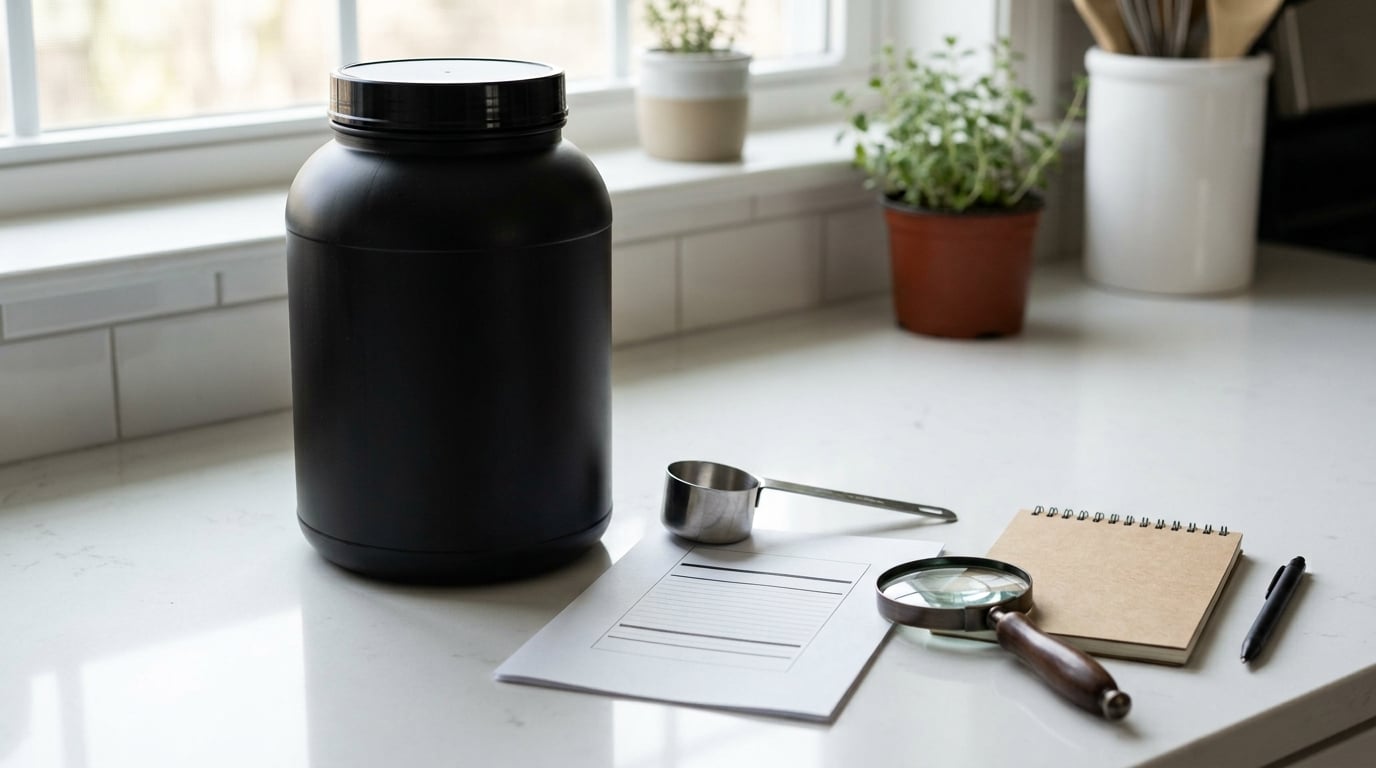how to read a protein powder label
