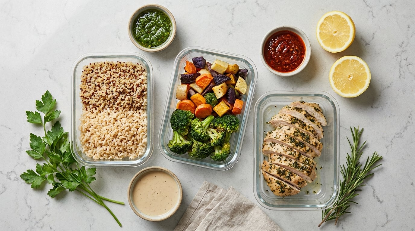 how to batch cook for the week without getting bored