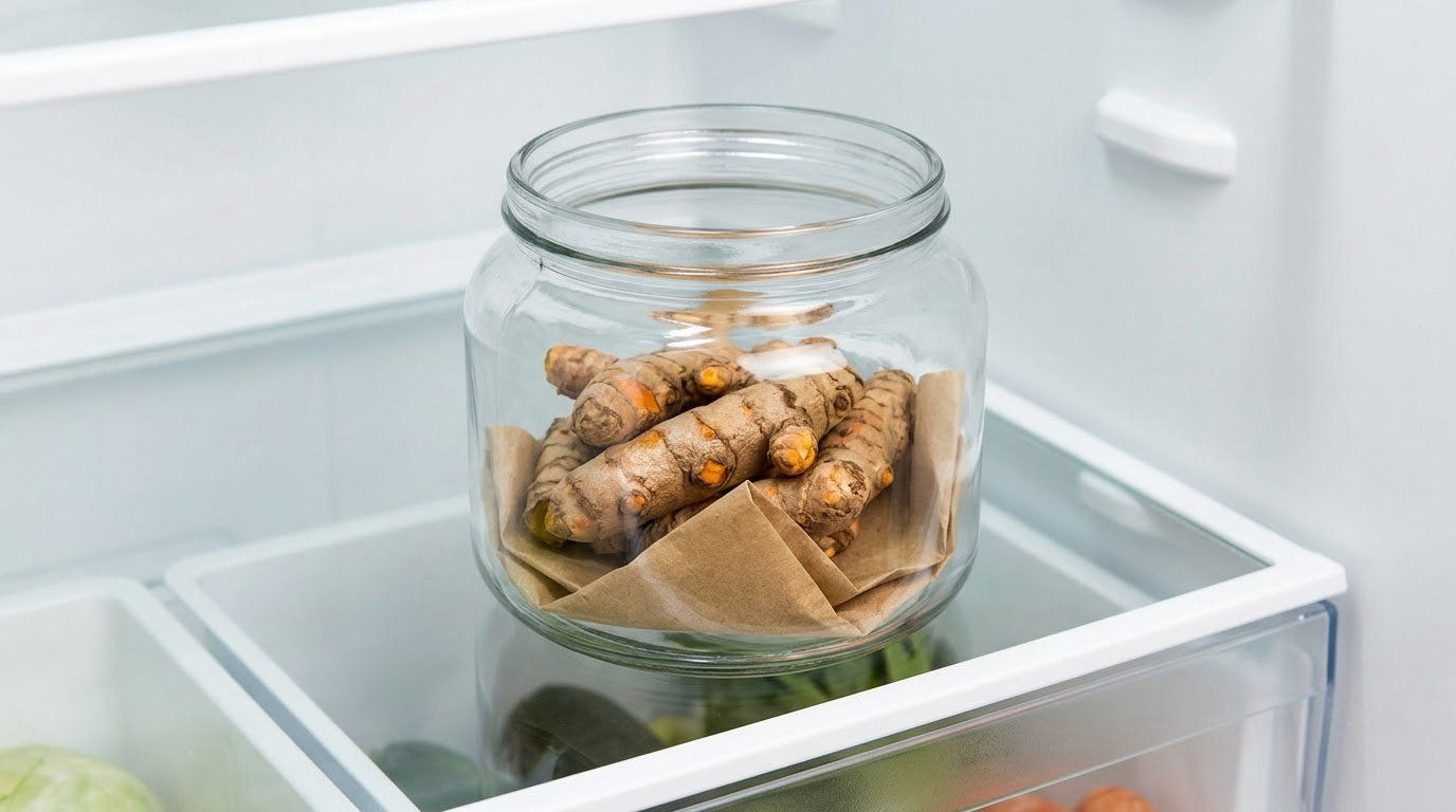 how to store fresh turmeric root