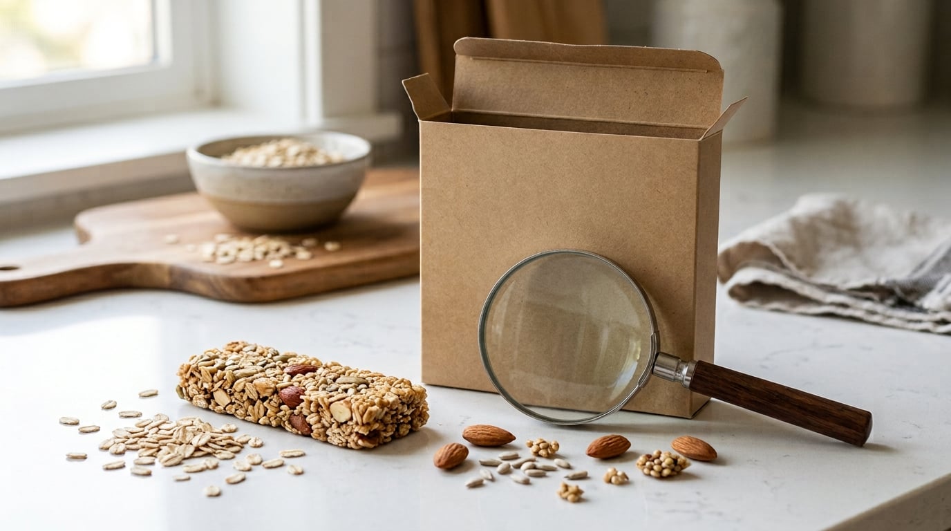 how to tell if a granola bar is actually healthy