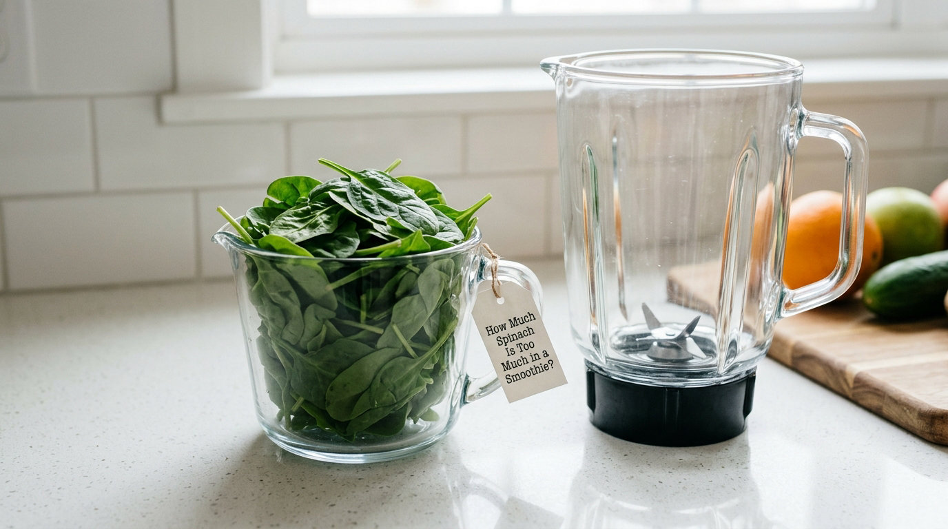 How Much Spinach Is Too Much in a Smoothie?