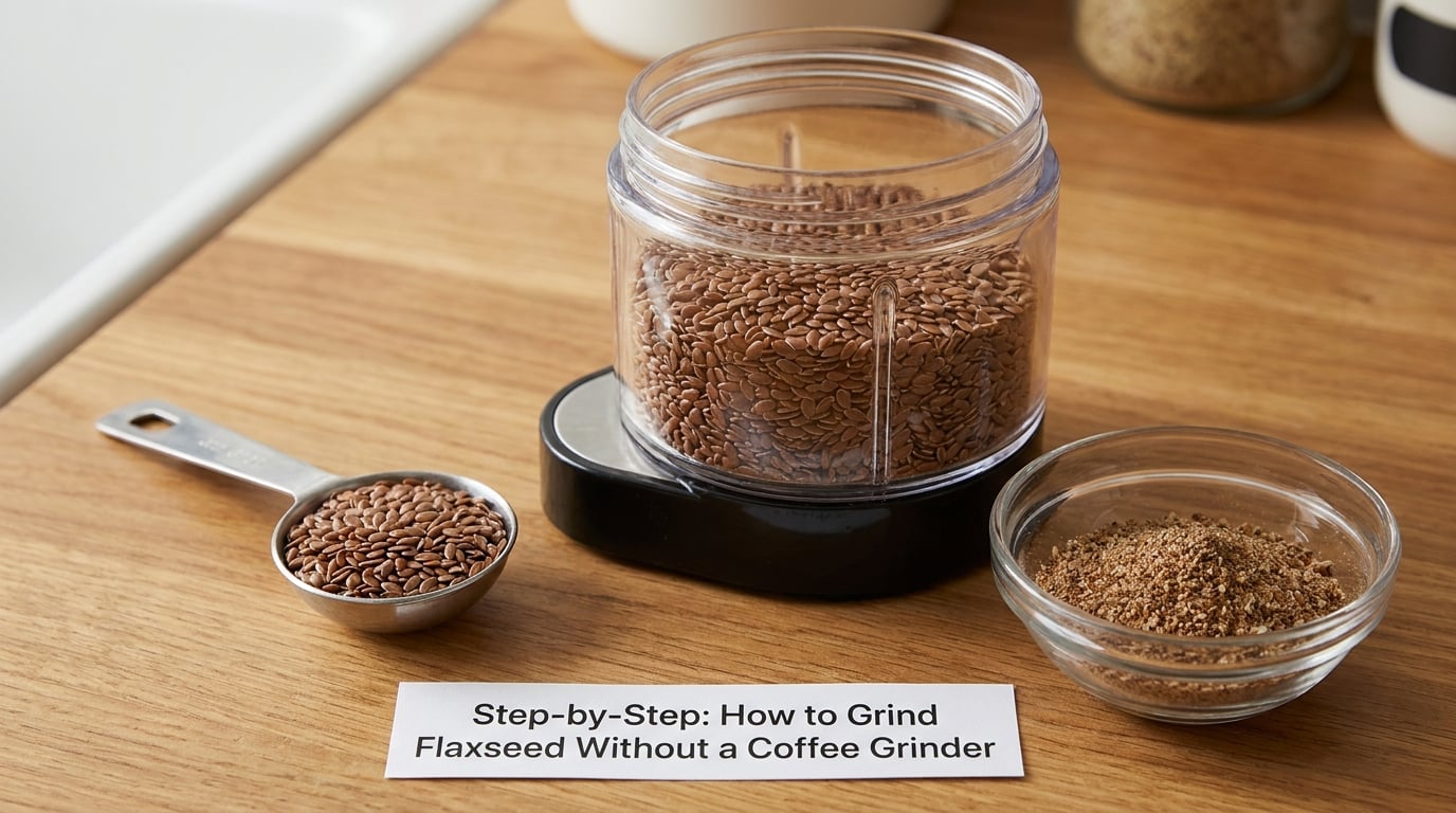 Step-by-Step: How to Grind Flaxseed Without a Coffee Grinder