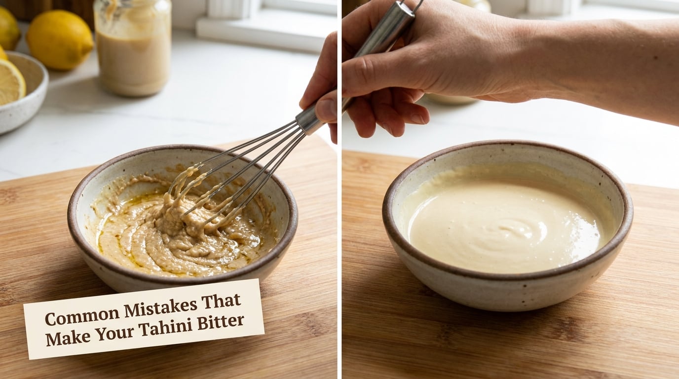 Common Mistakes That Make Your Tahini Bitter