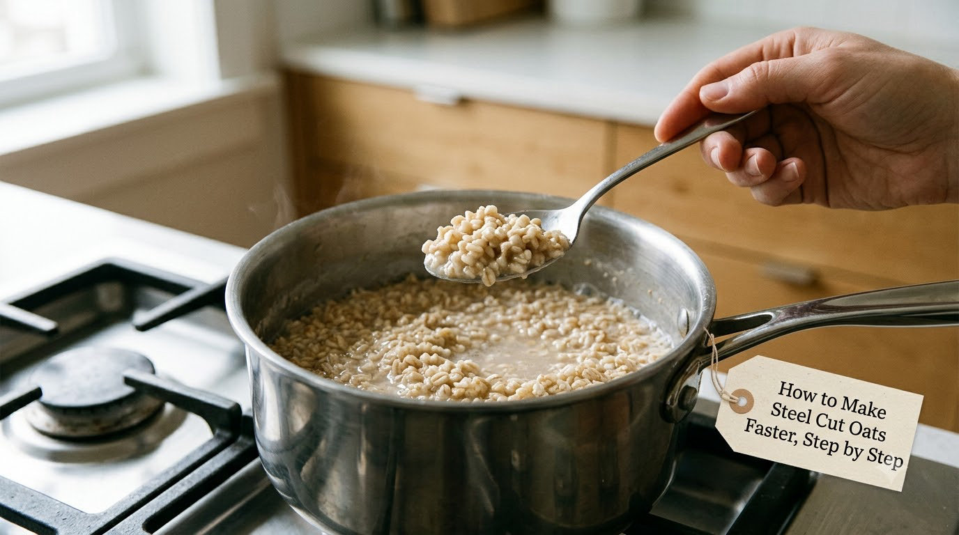 How to Make Steel Cut Oats Faster, Step by Step