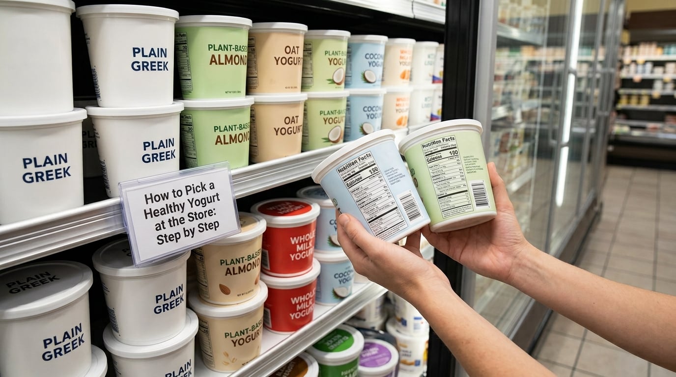 How to Pick a Healthy Yogurt at the Store: Step by Step