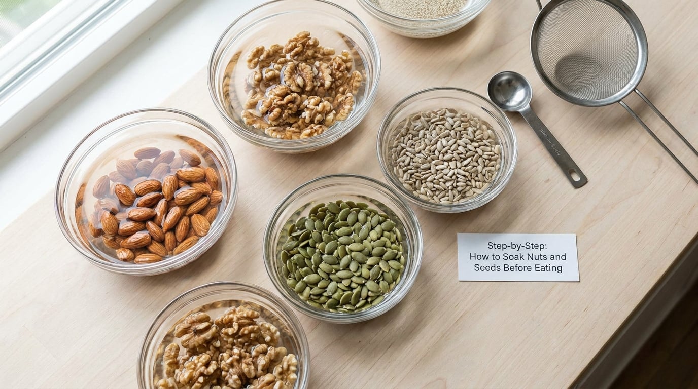 Step-by-Step: How to Soak Nuts and Seeds Before Eating