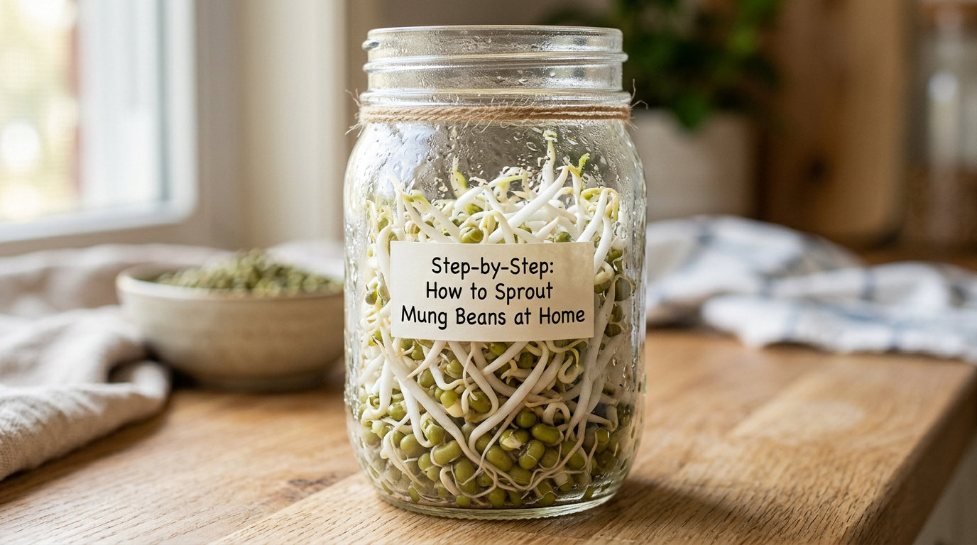 Step-by-Step: How to Sprout Mung Beans at Home