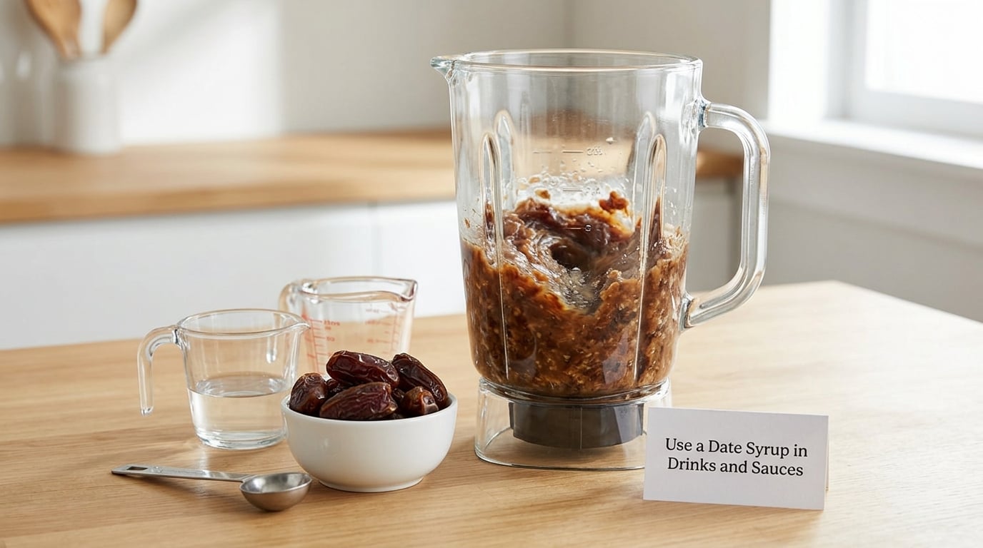 Use a Date Syrup in Drinks and Sauces