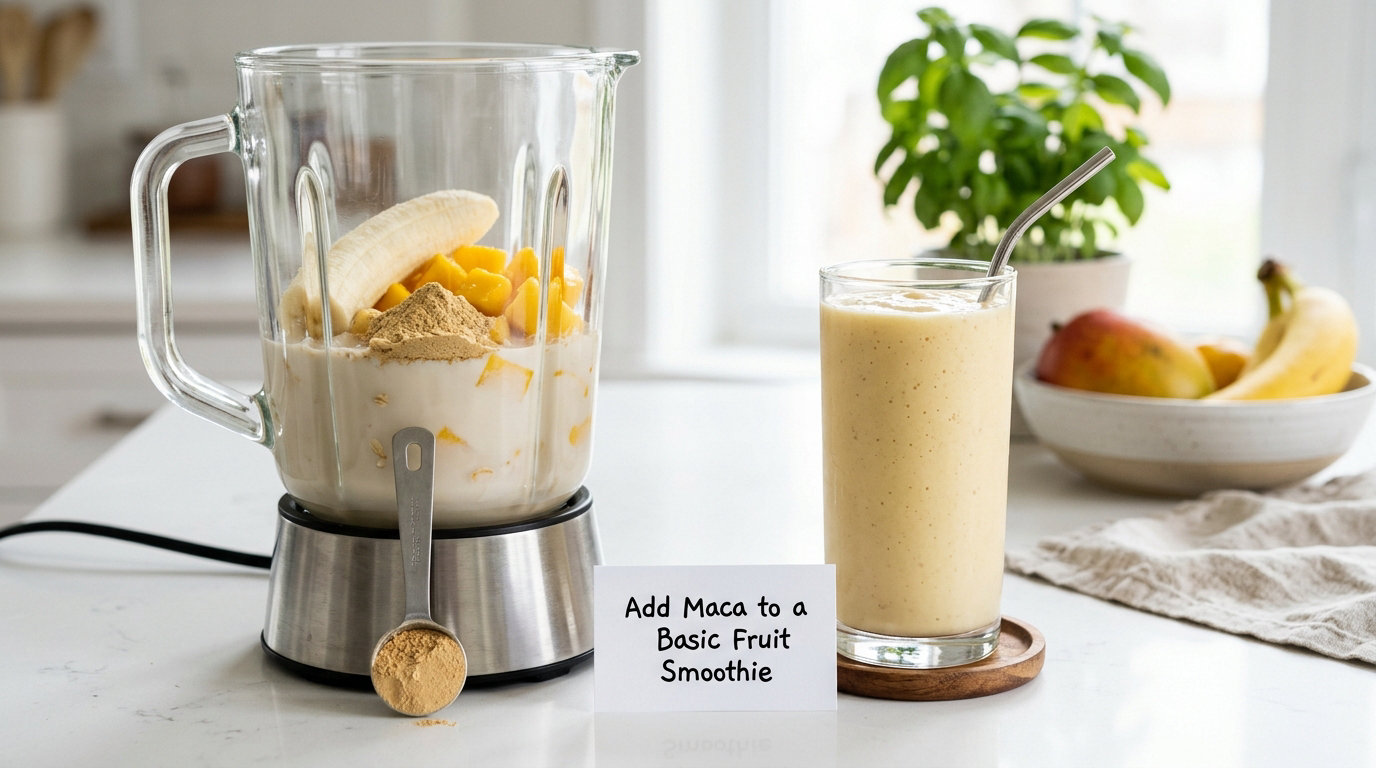 Add Maca to a Basic Fruit Smoothie