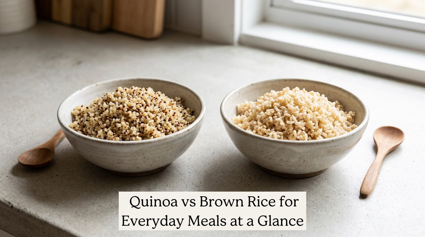 Quinoa vs Brown Rice for Everyday Meals at a Glance
