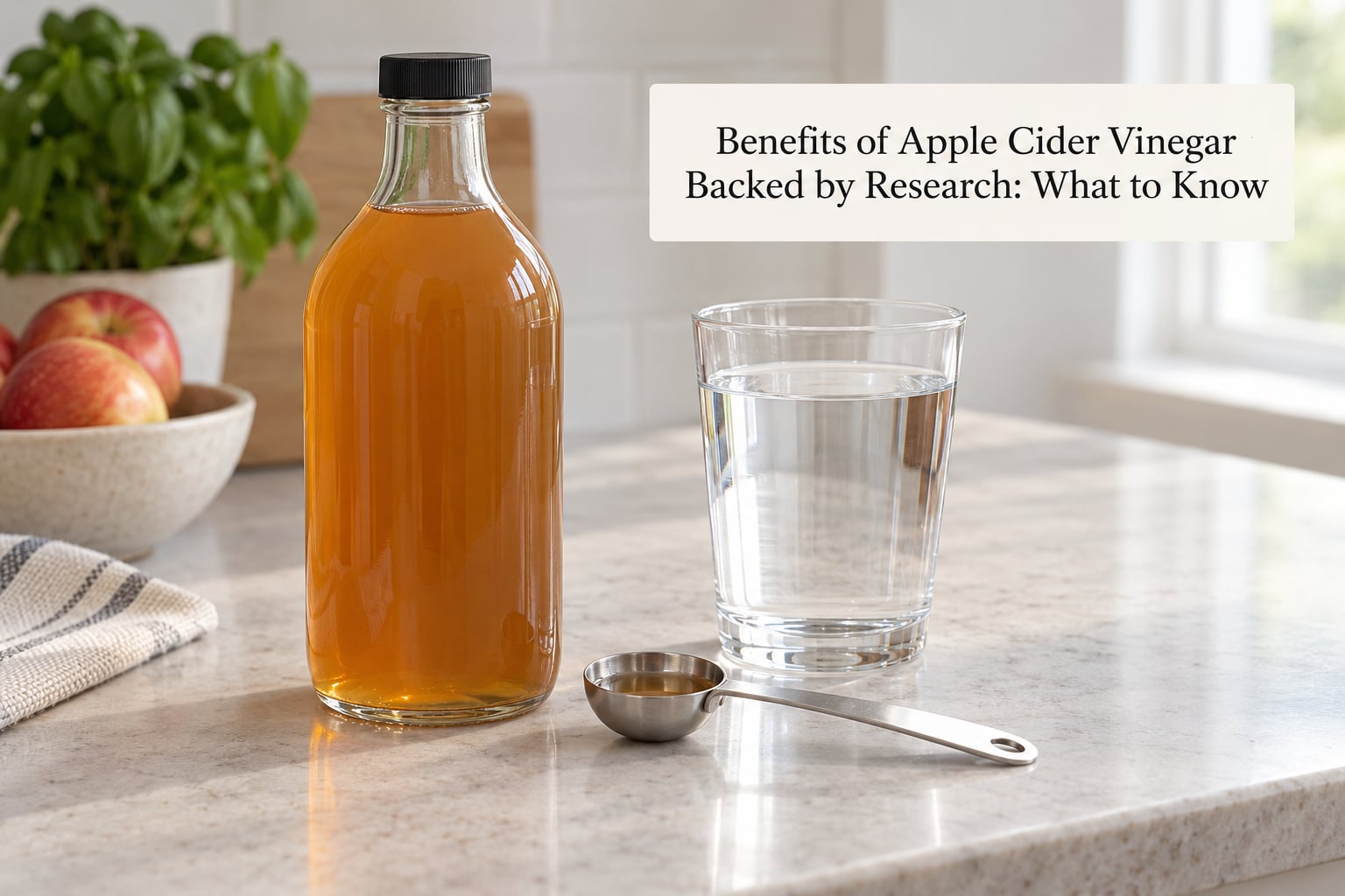 Benefits of Apple Cider Vinegar Backed by Research: What to Know