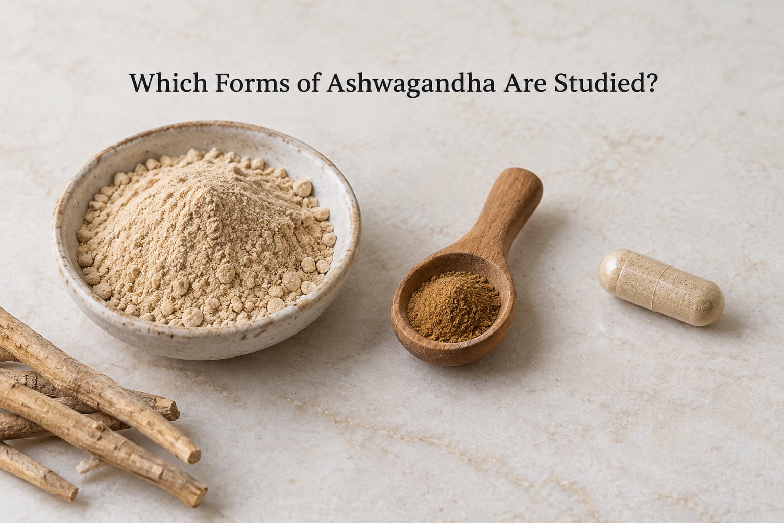 Which Forms of Ashwagandha Are Studied?