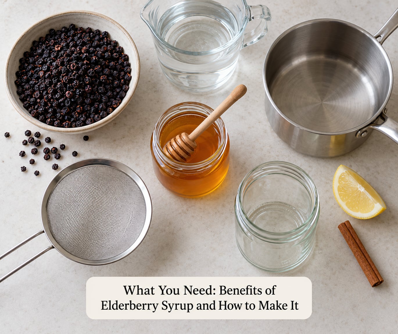 What You Need: Benefits of Elderberry Syrup and How to Make It