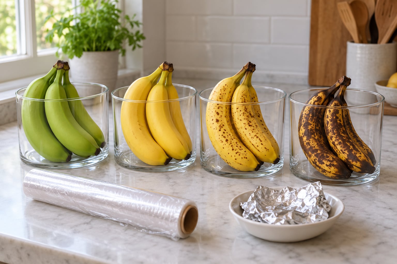 how to store bananas to slow ripening