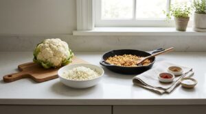 how to make cauliflower rice at home