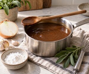 how to make a vegan gravy from scratch