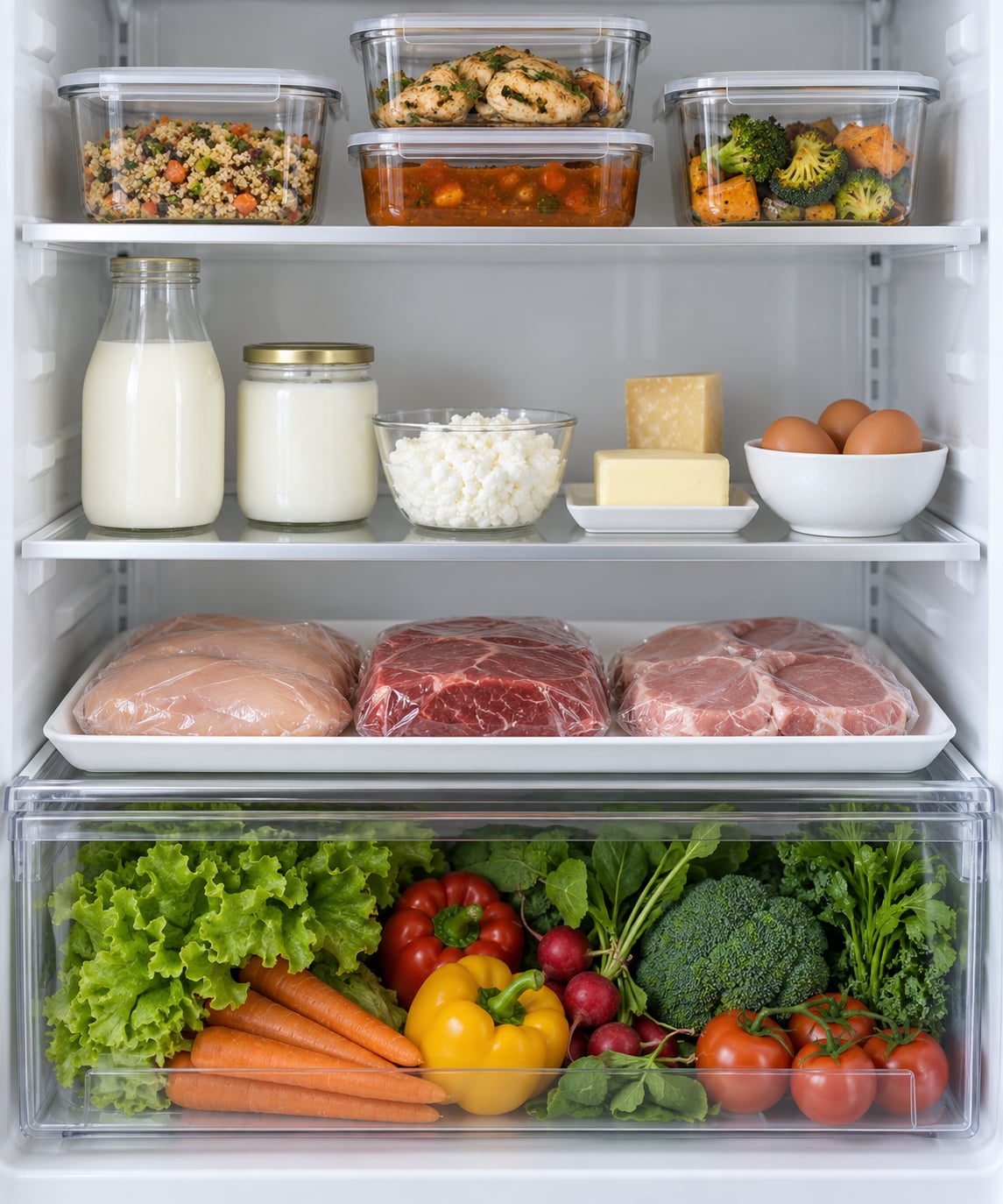 how to organize a refrigerator to reduce waste