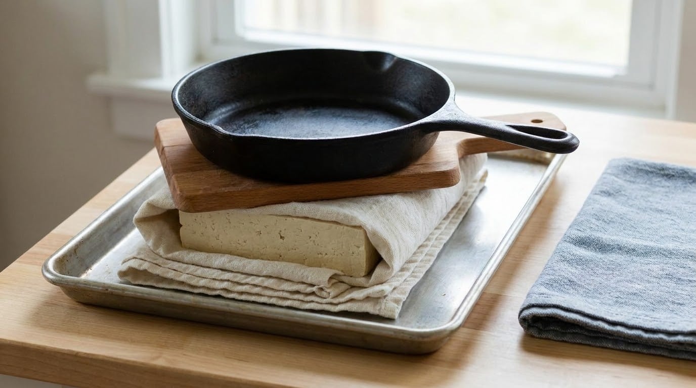 how to press tofu without a tofu press