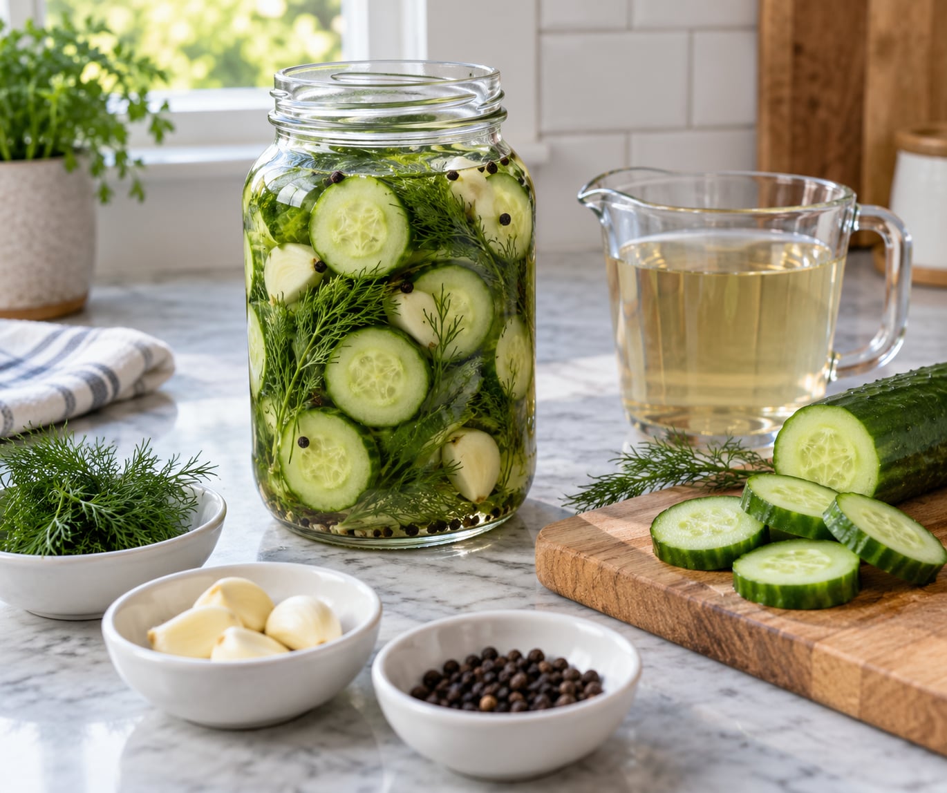 how to make refrigerator pickles