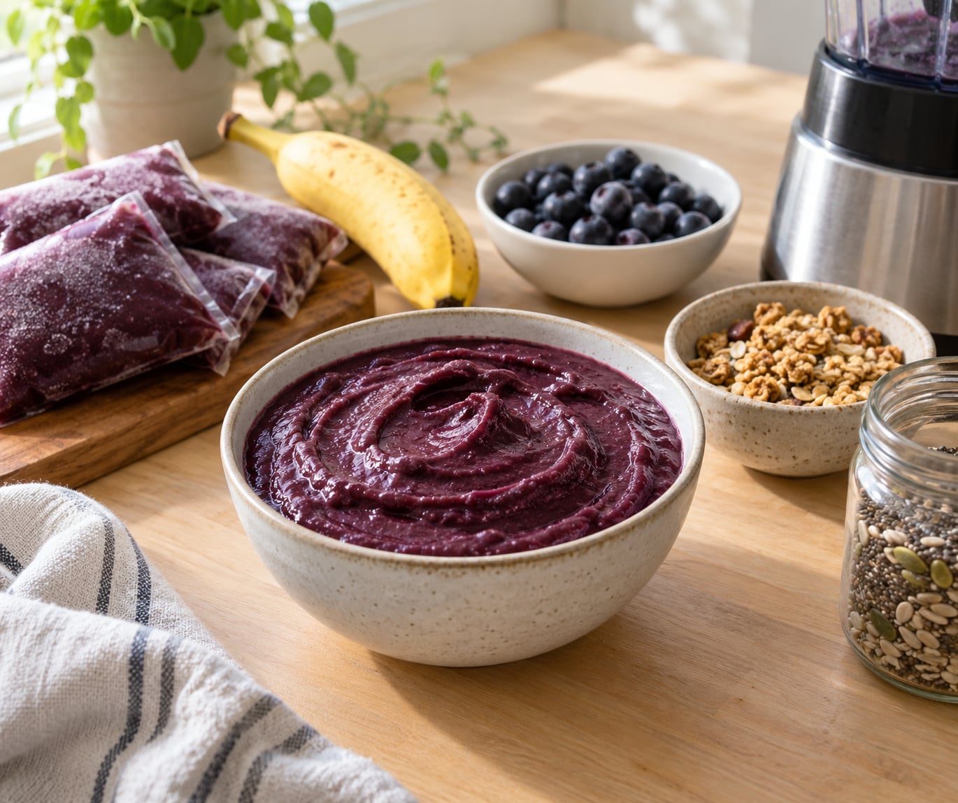 how to make a healthy acai bowl at home