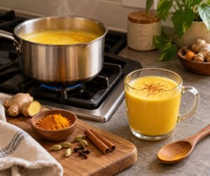 how to make golden milk with turmeric