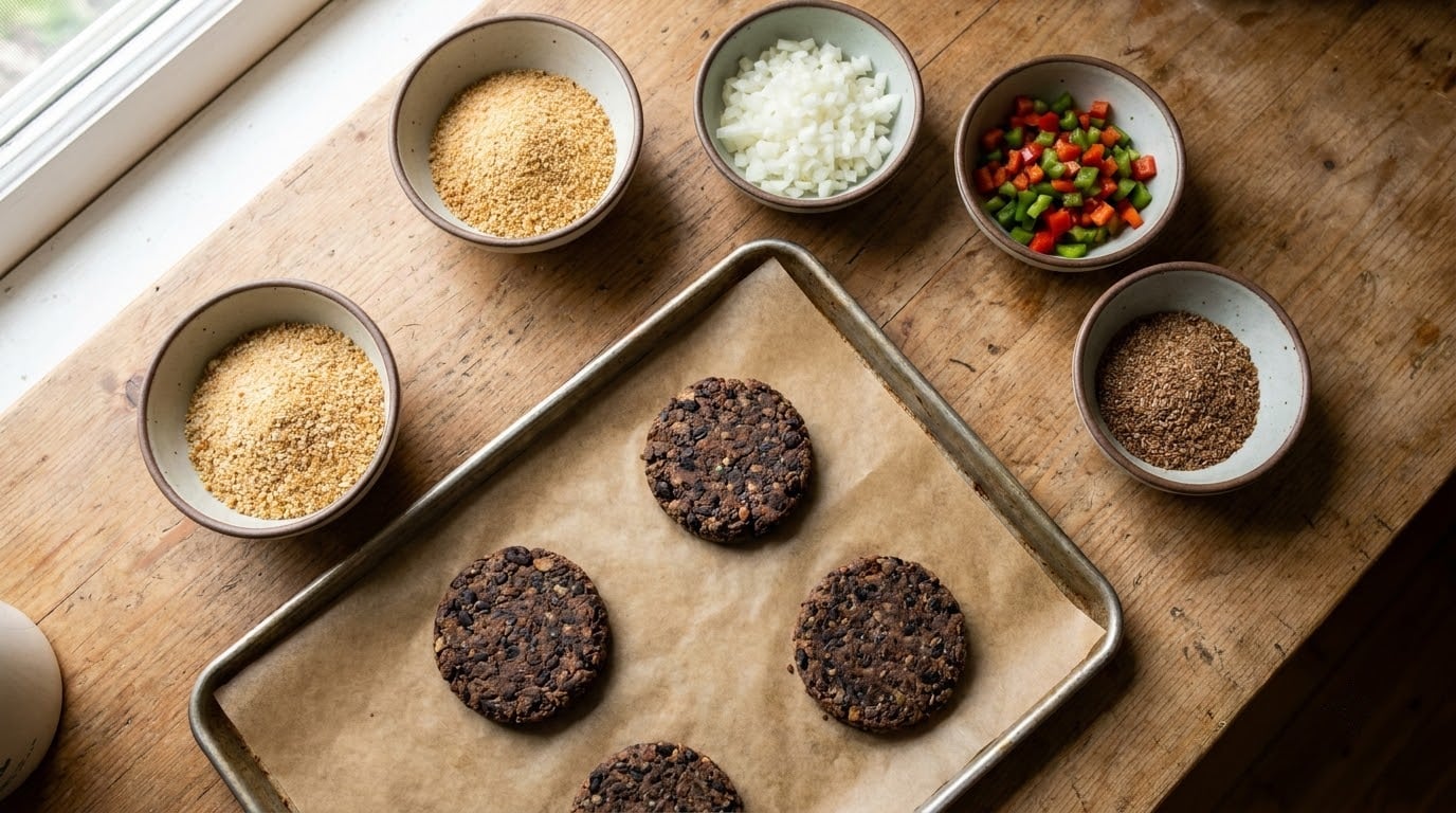 how to make black bean burgers that hold together