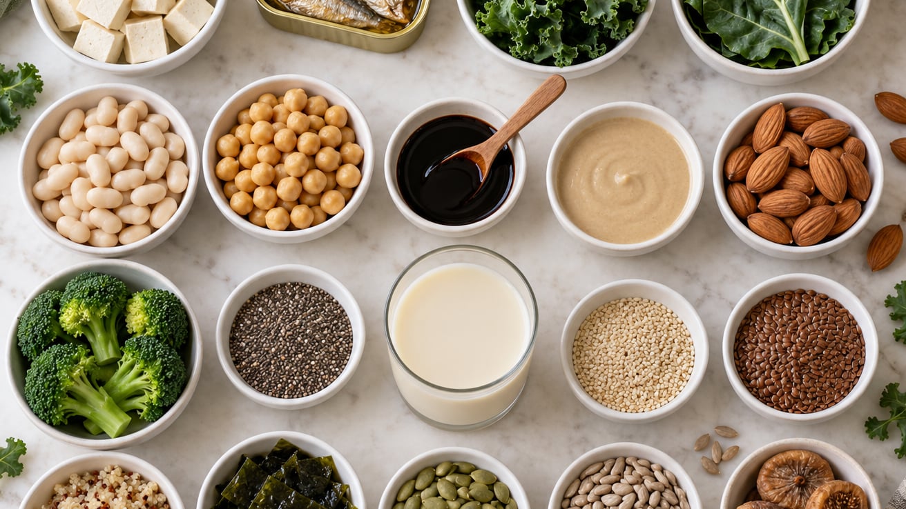 foods high in calcium without dairy