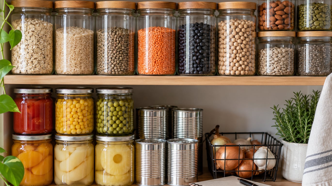 how to build a healthy pantry from scratch