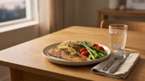how to sleep better by changing dinner habits