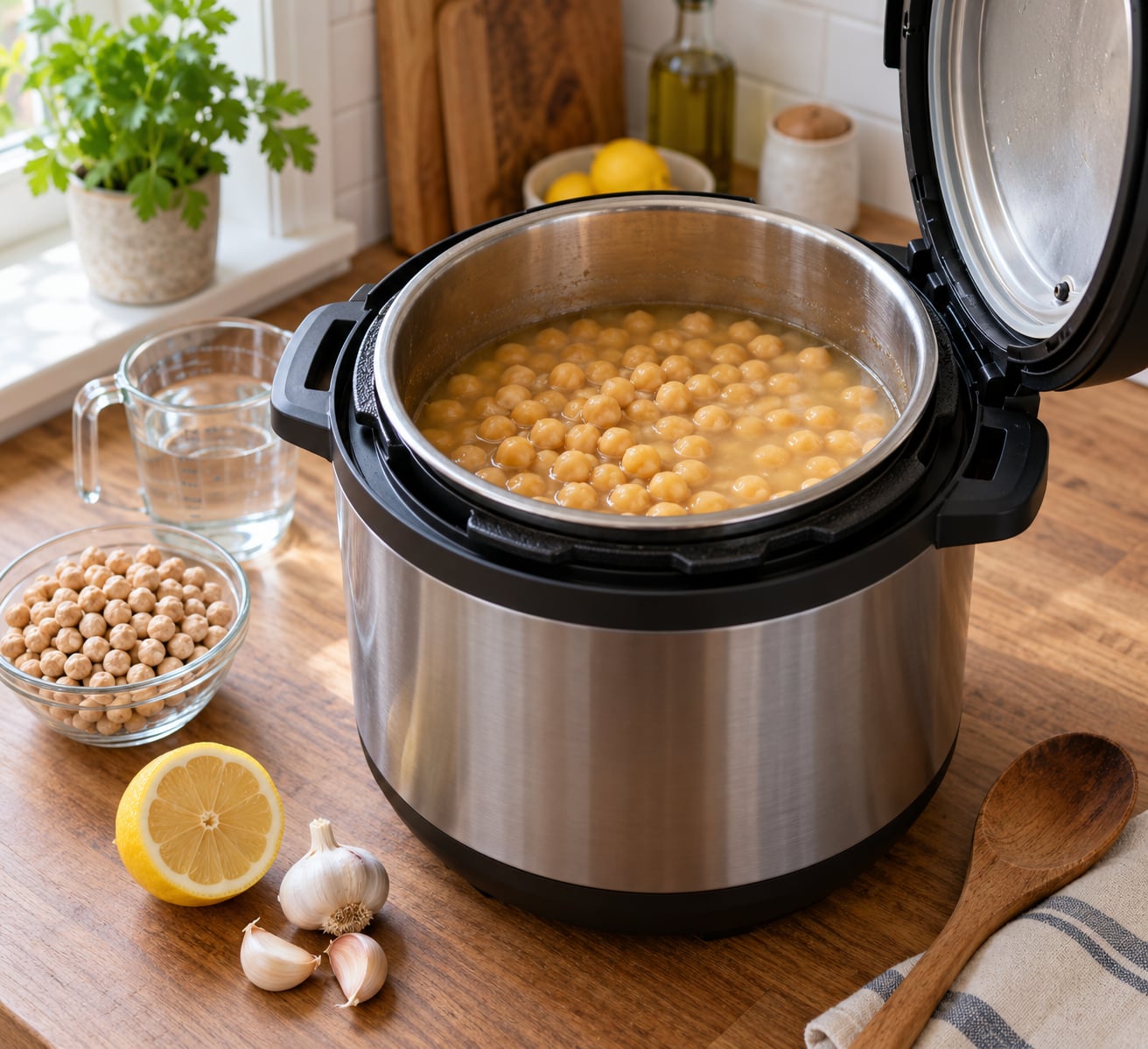 how to cook chickpeas in an instant pot