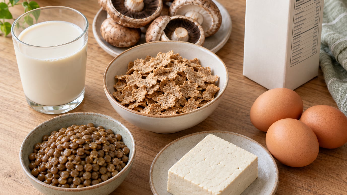 foods high in vitamin d for vegetarians