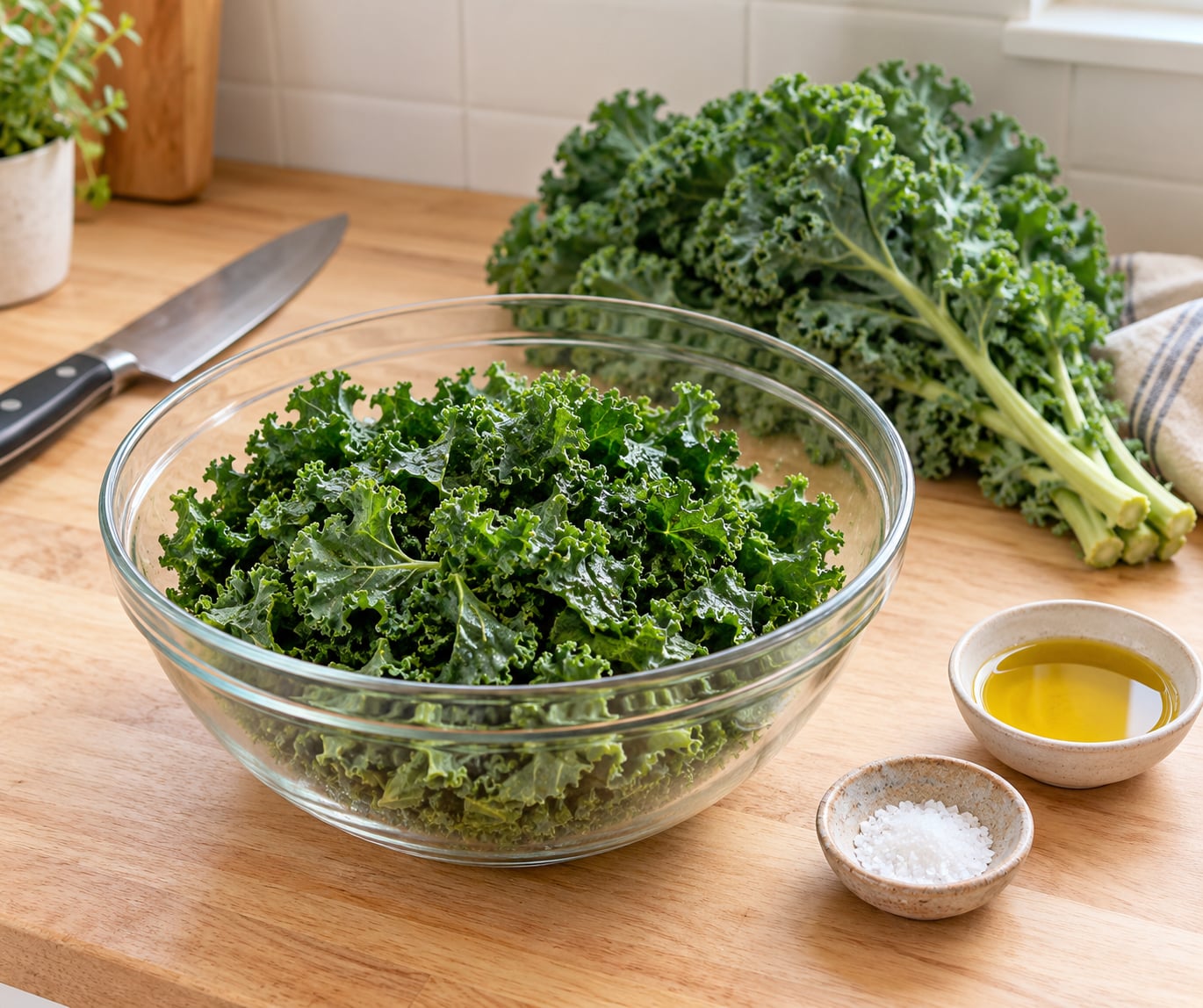 how to massage kale for salads