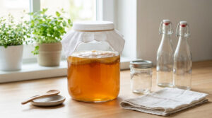 how to brew kombucha safely at home
