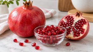 benefits of pomegranate and how to eat one