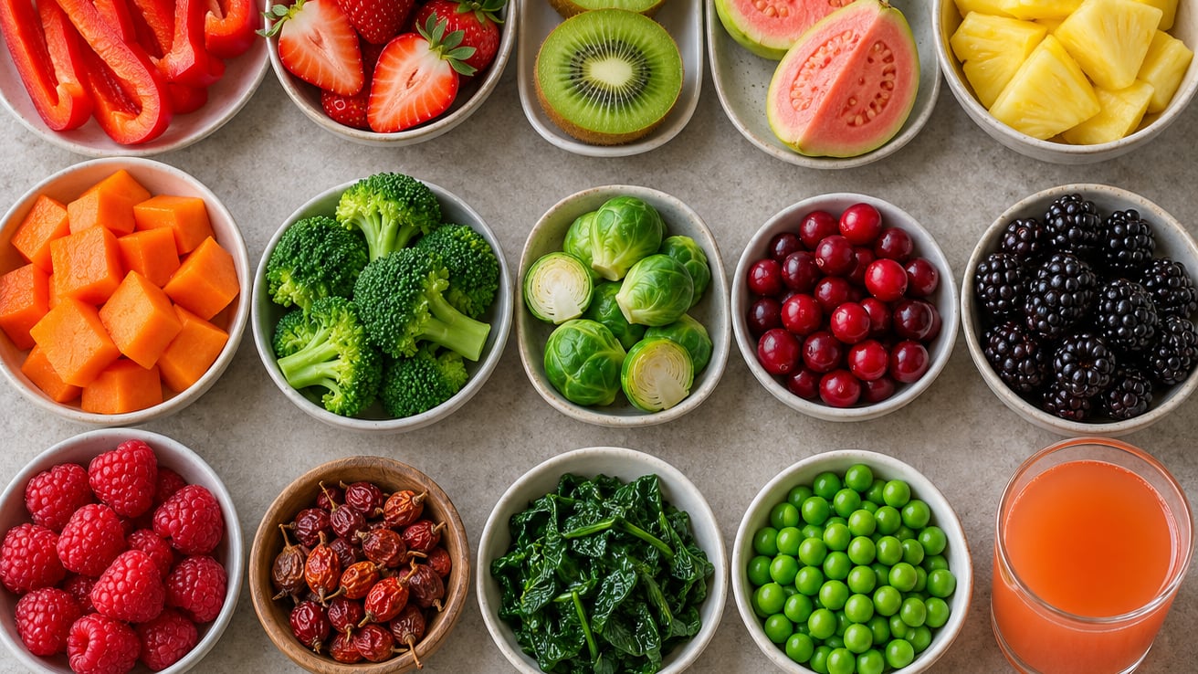 foods high in vitamin c besides oranges