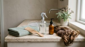 how to stop frizzy hair without heavy products