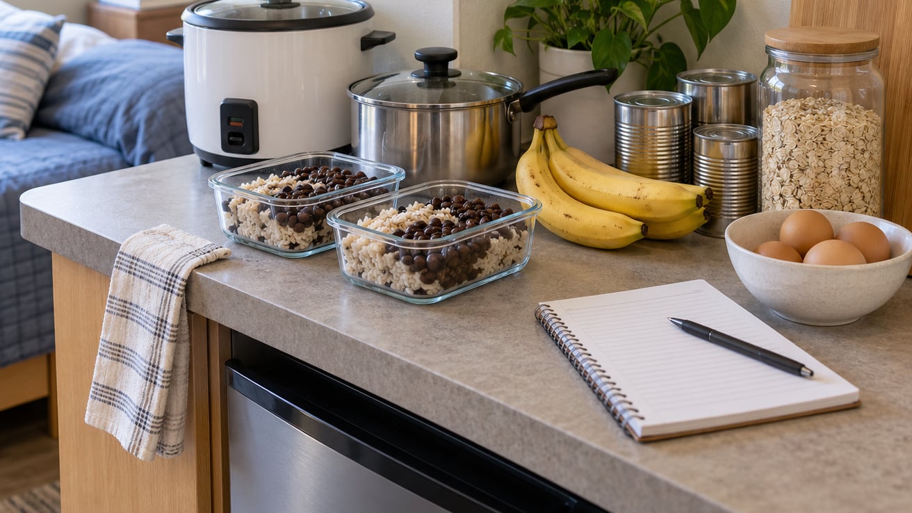 how to eat healthy in college on a budget