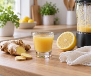how to make a ginger shot at home