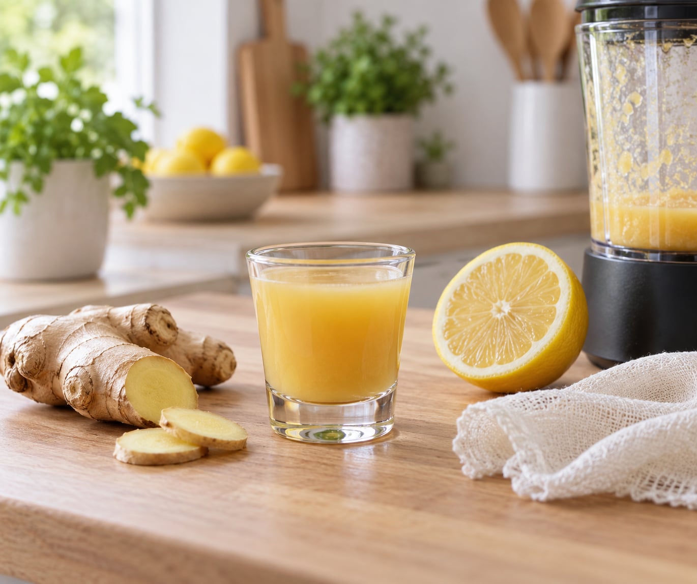 how to make a ginger shot at home