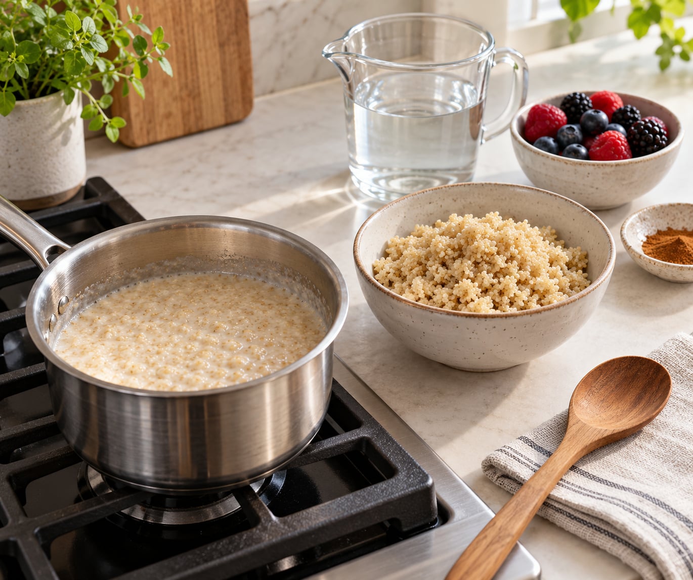 how to cook amaranth for breakfast