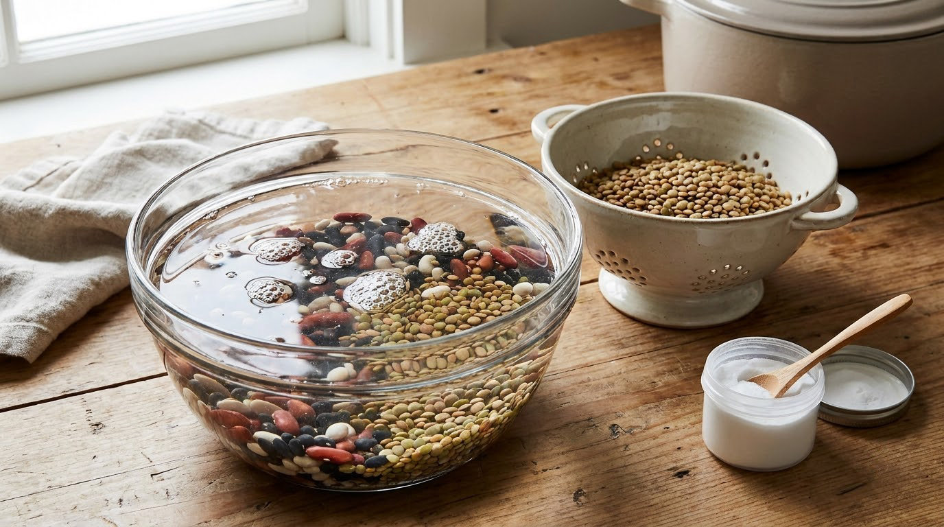 how to reduce gas from beans and lentils