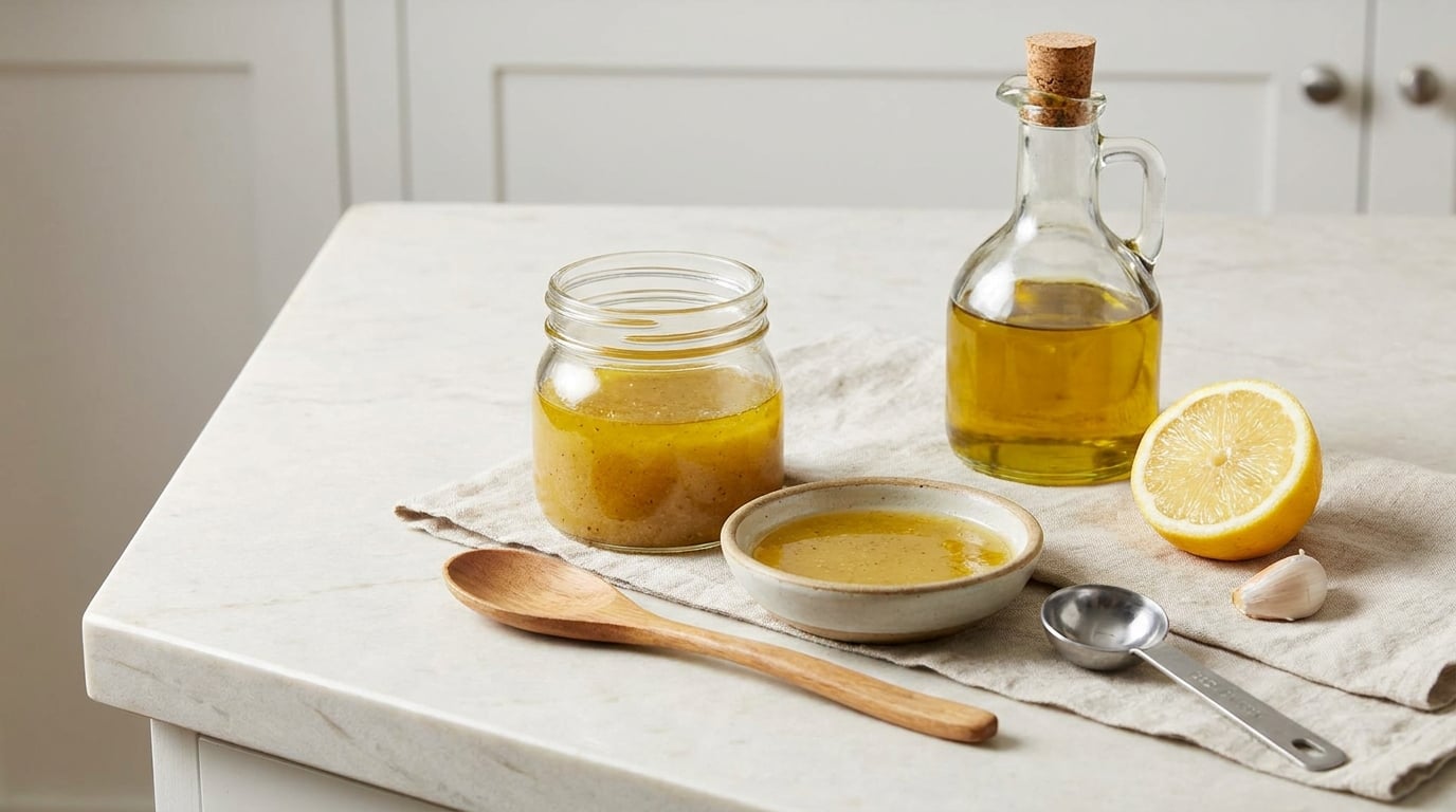 how to make a salad dressing without store bought