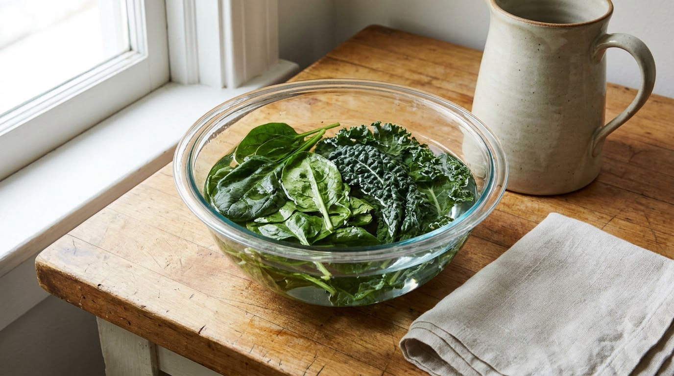 how to revive wilted greens