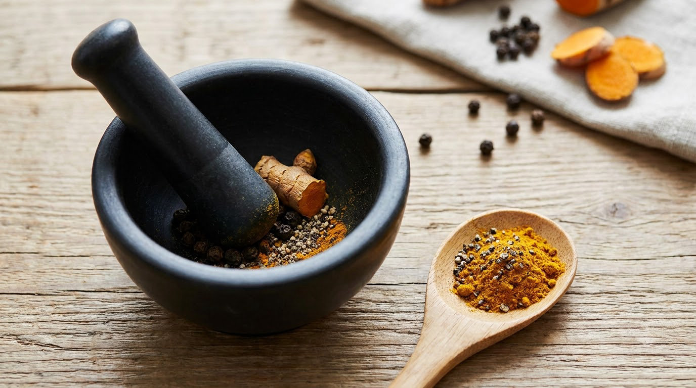 why black pepper is added to turmeric