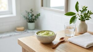 how to make an avocado hair mask for dry hair