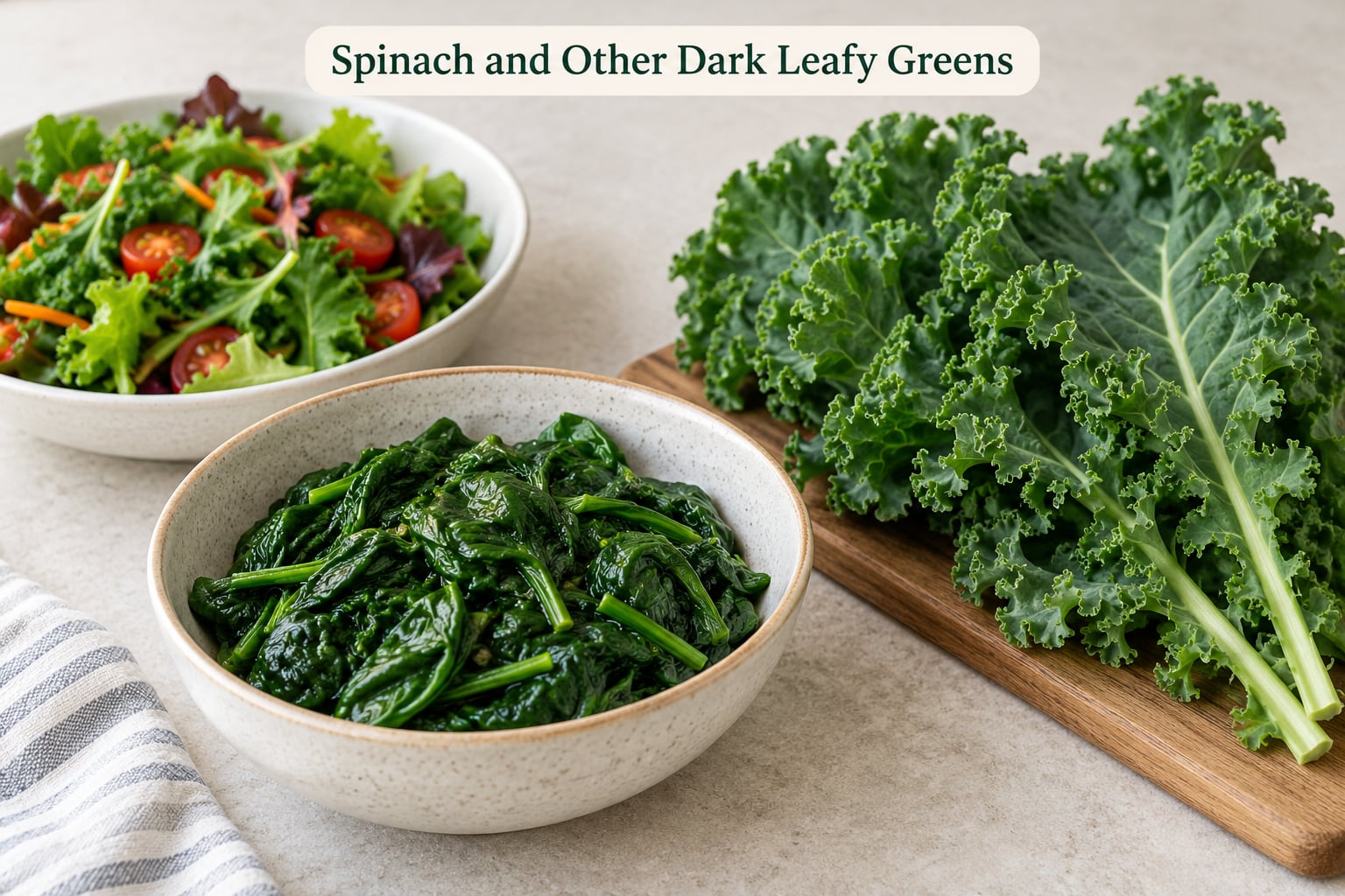 Spinach and Other Dark Leafy Greens